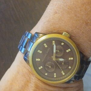 Michael Kors Gold and Brown Chronograph Watch MK 5038 Ritz